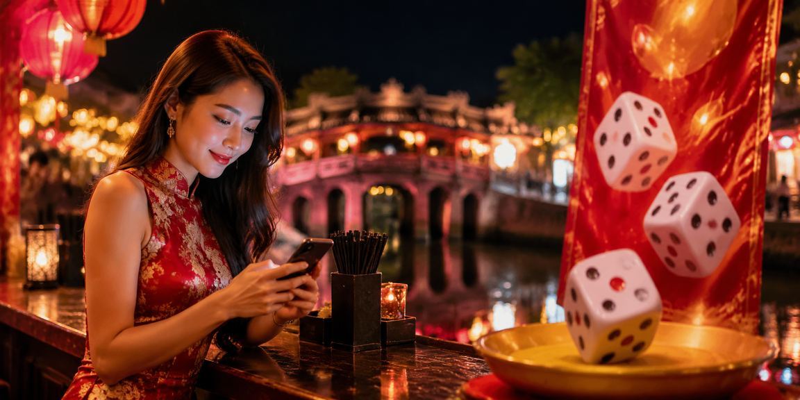Phố đêm Hội An lung linh, hình ảnh gợi lên văn hóa giải trí và tài xỉu dân dã của người Việt