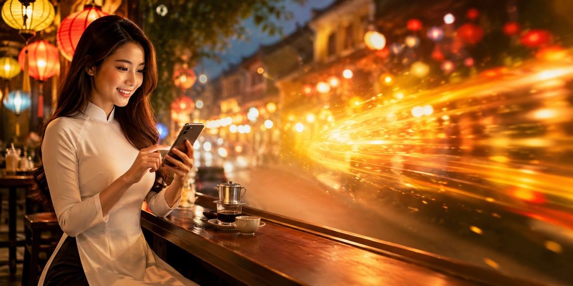 Giao diện thanh toán trực tuyến tại sòng bài Việt Nam với điện thoại di động